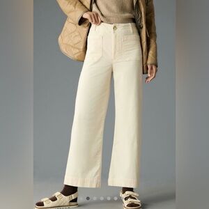 Anthropologie Cream Ankle & Cropped Jeans